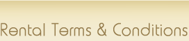 Rental Terms & Conditions